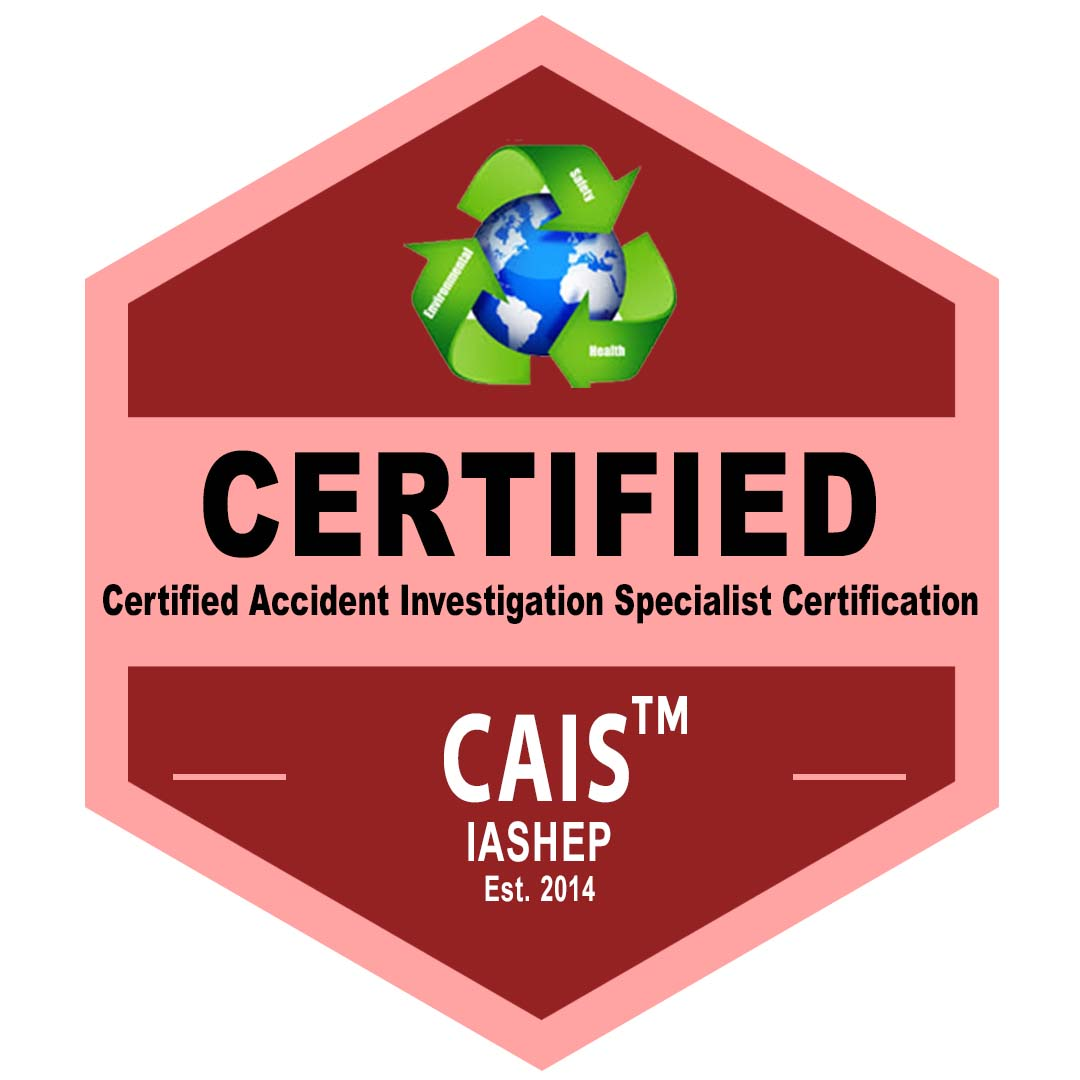 Certified Accident Investigation Specialist Certification (CAIS) badge