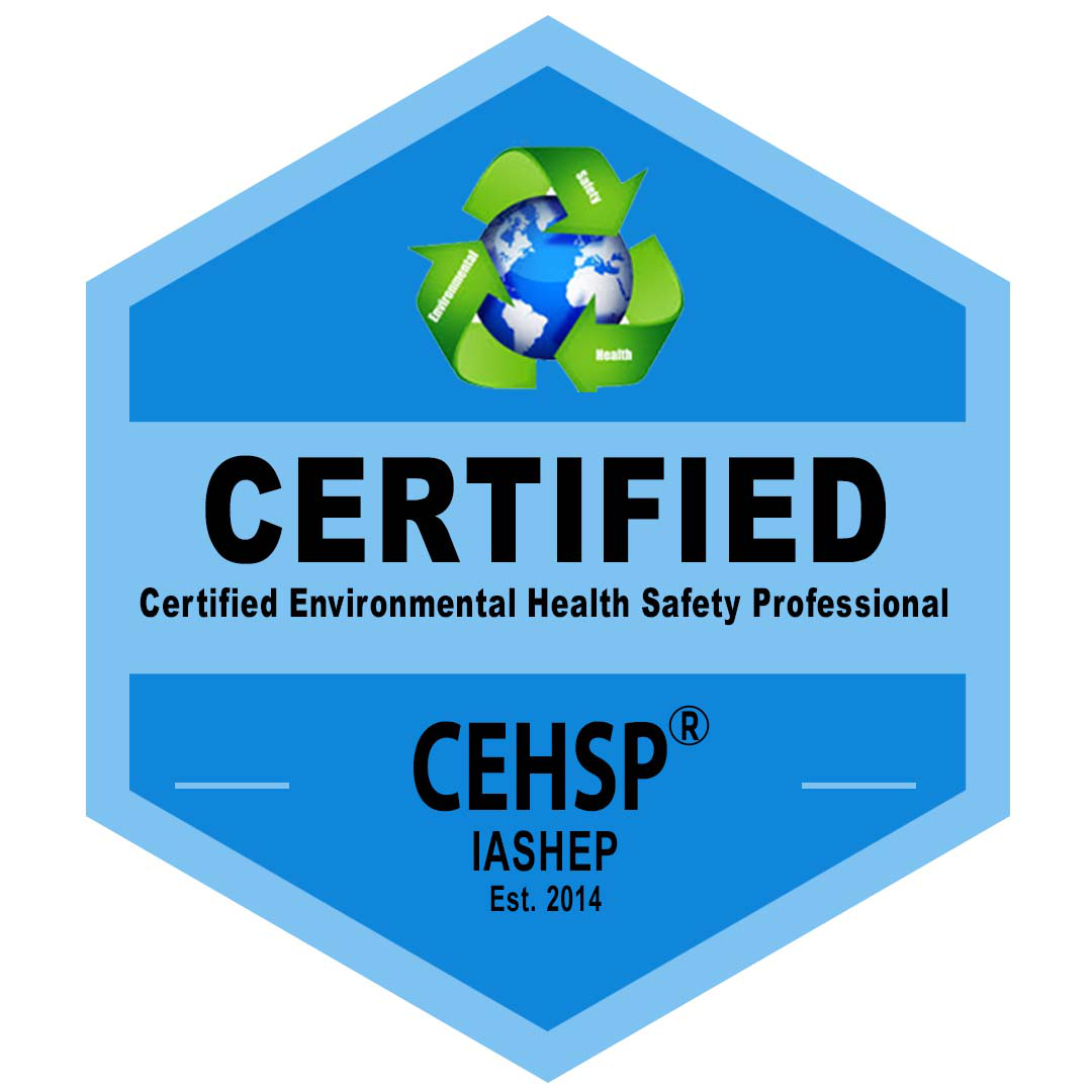 Certified Environmental, Health & Safety Professional (CEHSP) badge