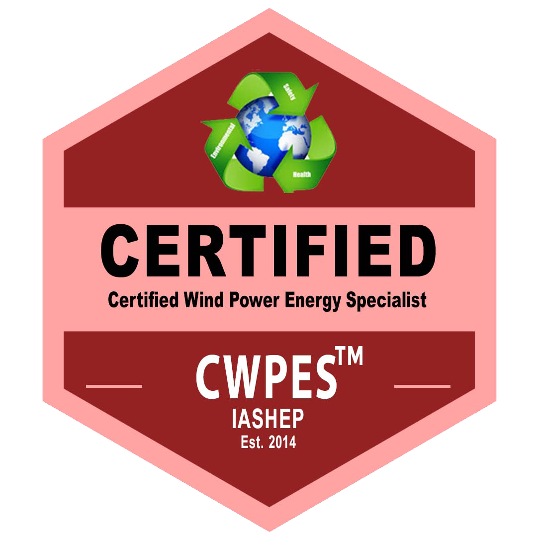Certified Wind Power Energy Specialist (CWPES) badge