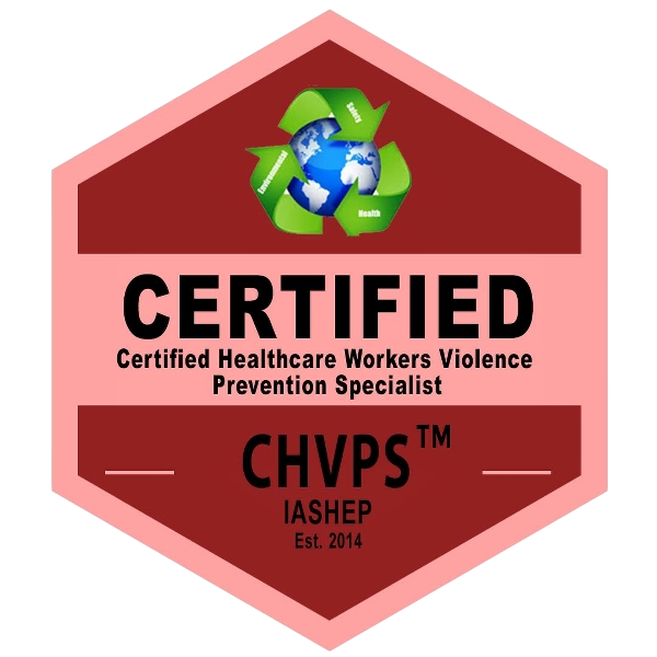 Certified Healthcare Workers Violence Prevention Specialist (CHVPS) badge